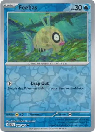 Surging Sparks Feebas #41/191 reverse holo
